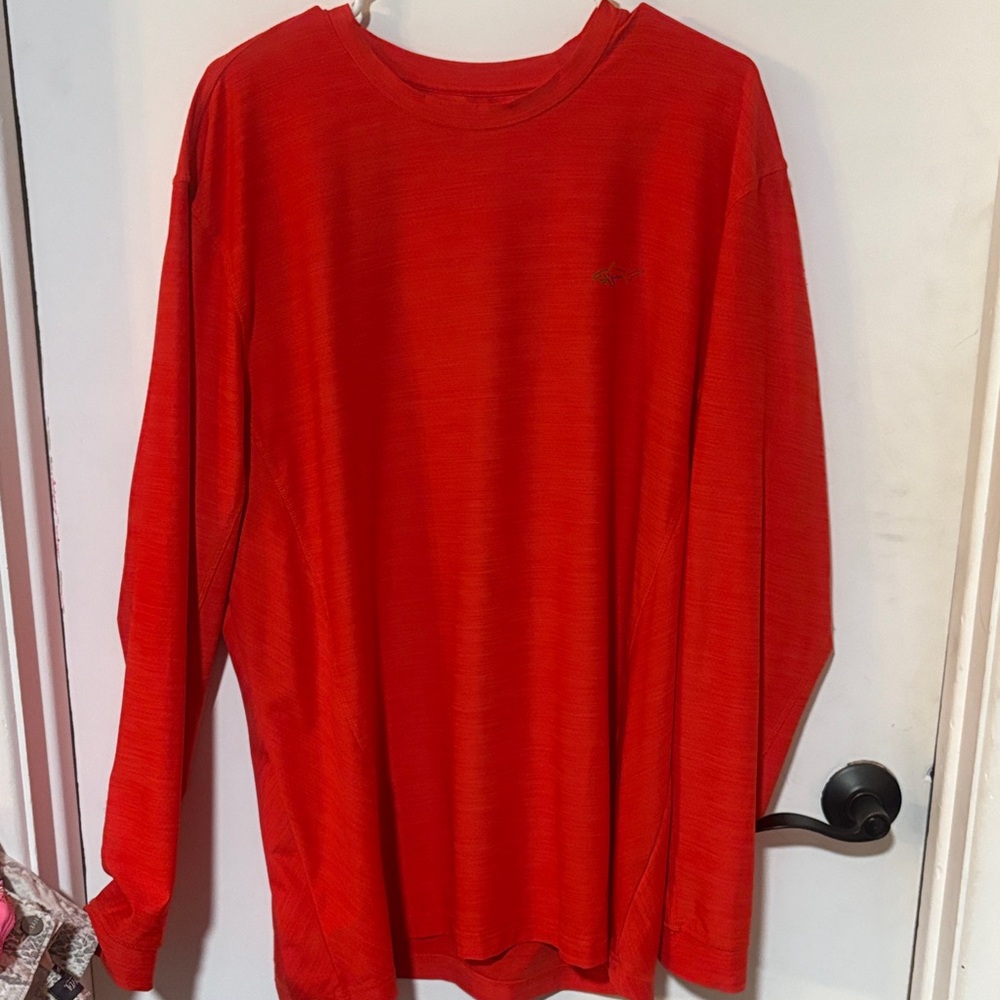 Greg Norman Collection Red Long Sleeve workout Tee size XL